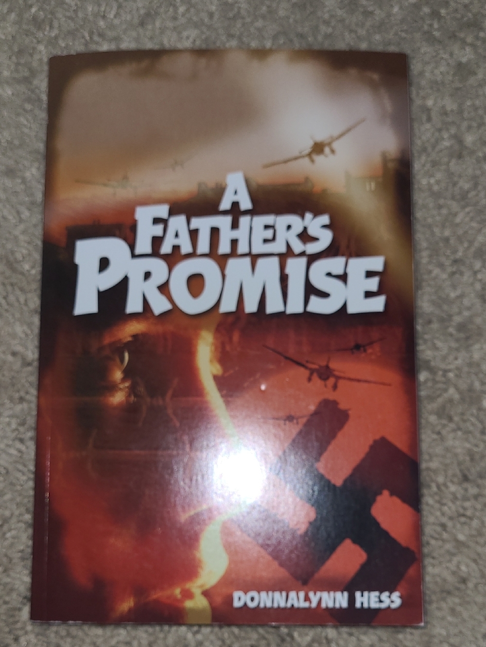 A Father's Promise by Donnalynn Hess - Red & Black Cover